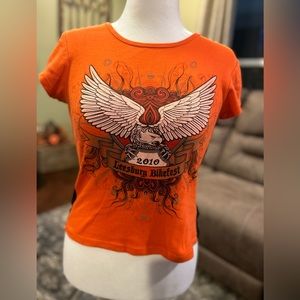 Bikefest crop top for ladies